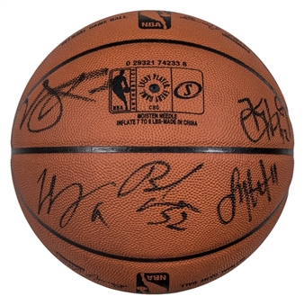2009-10 Chicago Bulls Team Signed Spalding Basketball Including Derrick Rose and Joakim Noah (JSA)